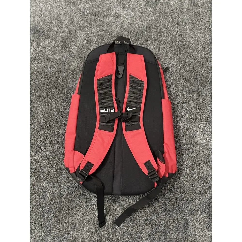 Nike Hoops Elite Pro Backpack Game Red Black Silver Basketball BA5554-657 38L